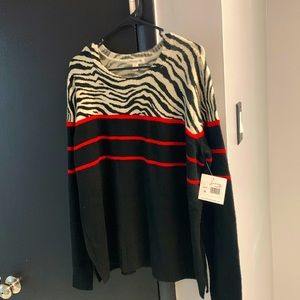 Beach lunch lounge zebra print seater.  Brand new with tags